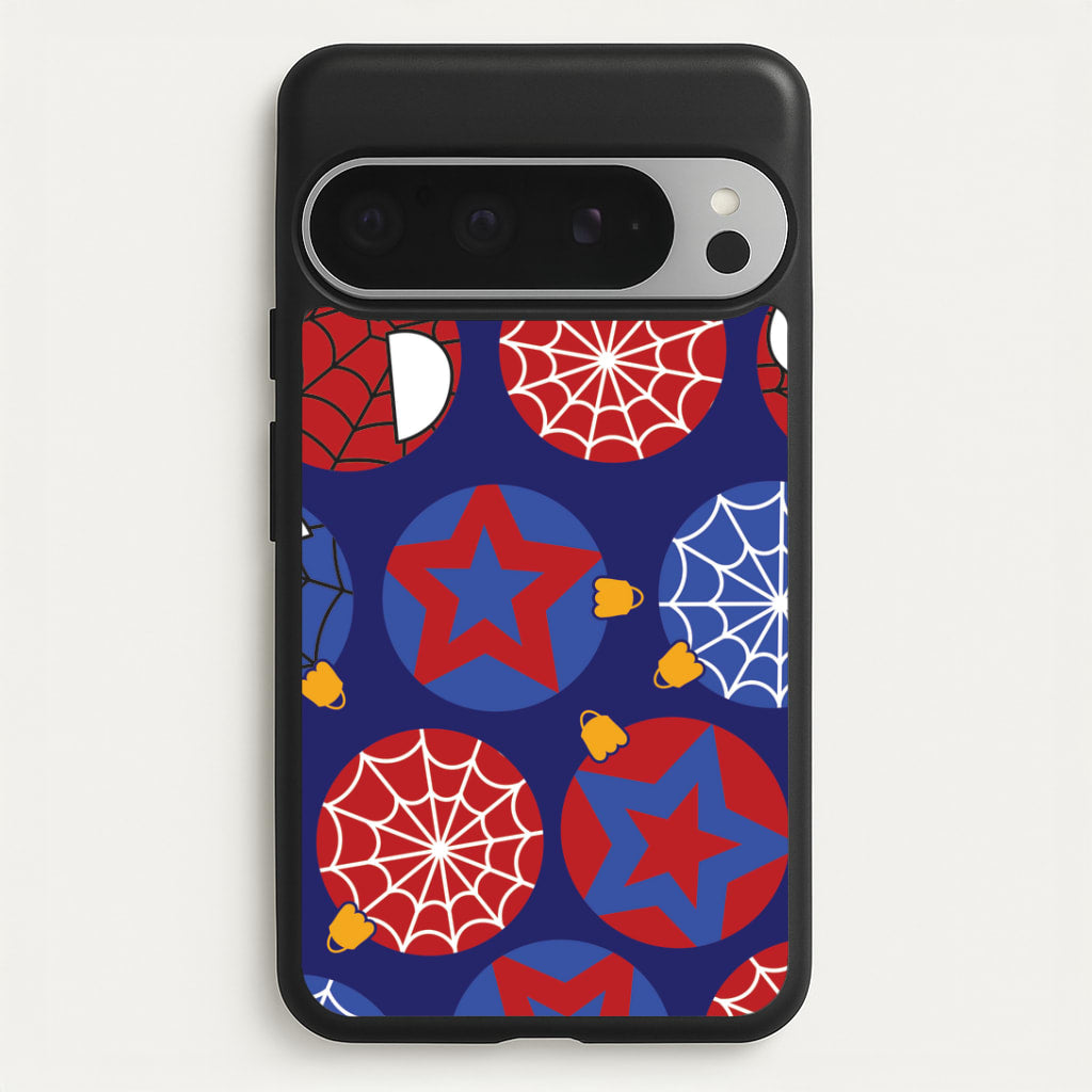 Spider Hero Baubles Pattern Google Pixel 9 Pro XL Case