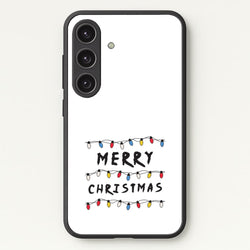 Merry Christmas String Lights Galaxy S24 Case