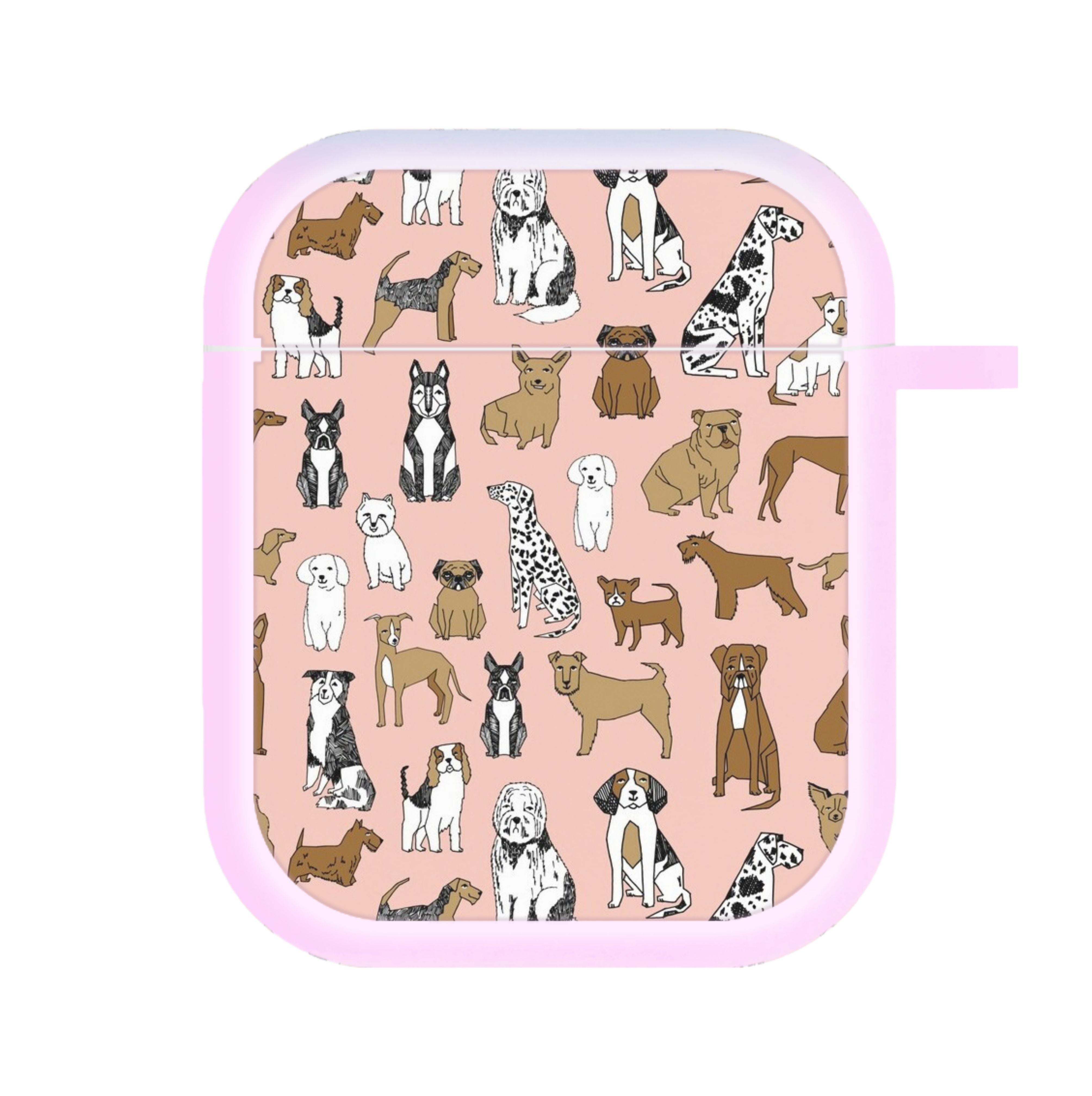 Dog Breeds - Animal Pattern AirPods Case