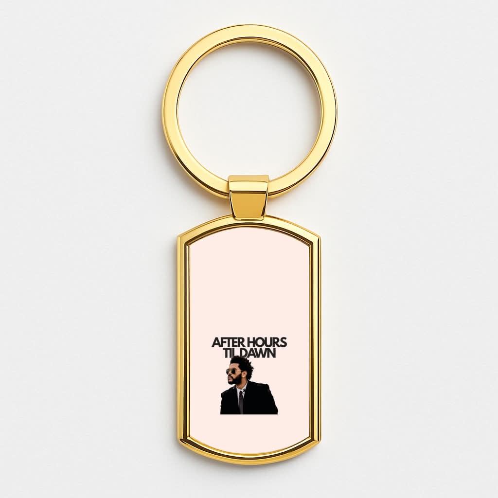 AHTD Singer Gold Keyring