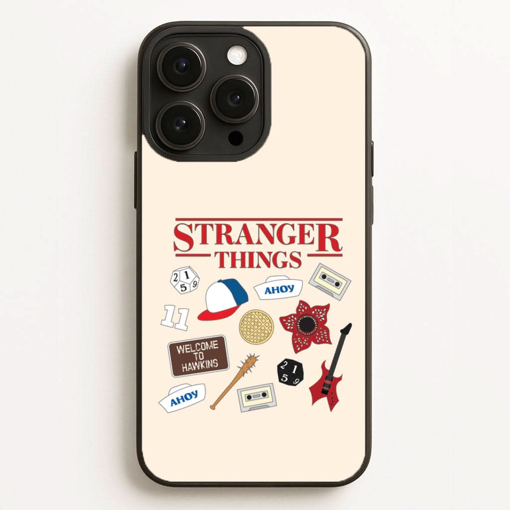 Stranger Things Cartoon Icons Phone Case