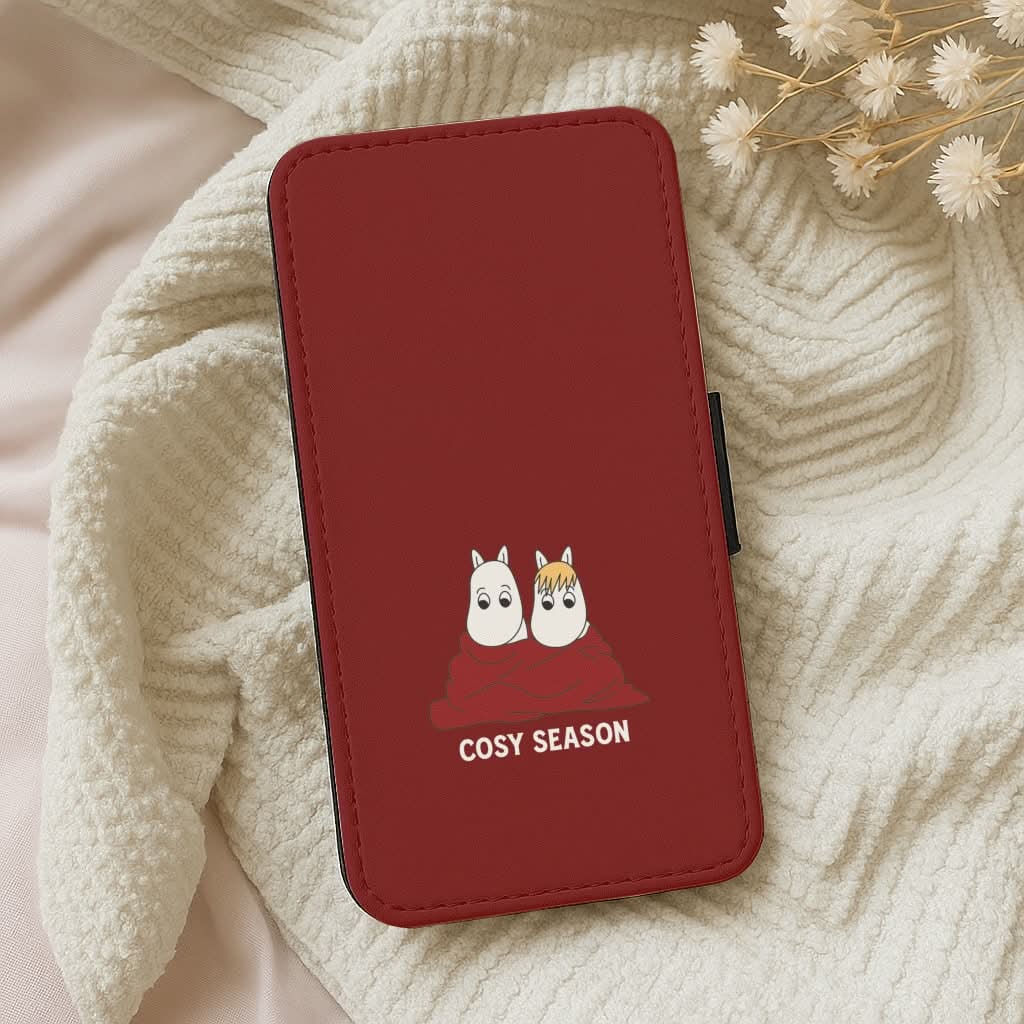 Cozy Season Trolls Leather Phone Case