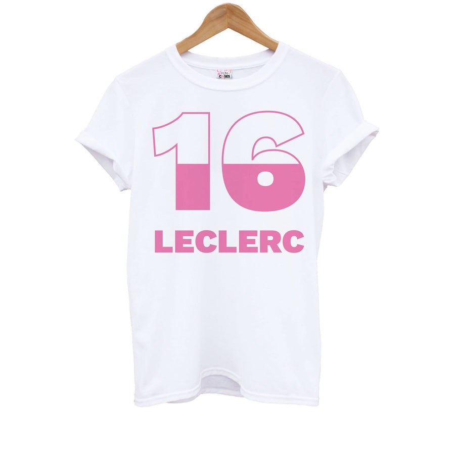 Pink Leclerc Kids T-Shirt