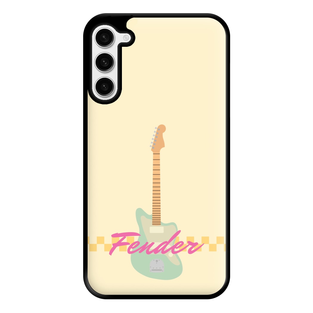 Blue Guitar Fender Galaxy S23 Plus Case