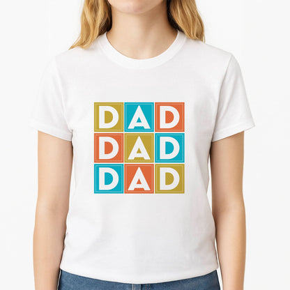 Dad Cubes Womens T-Shirt