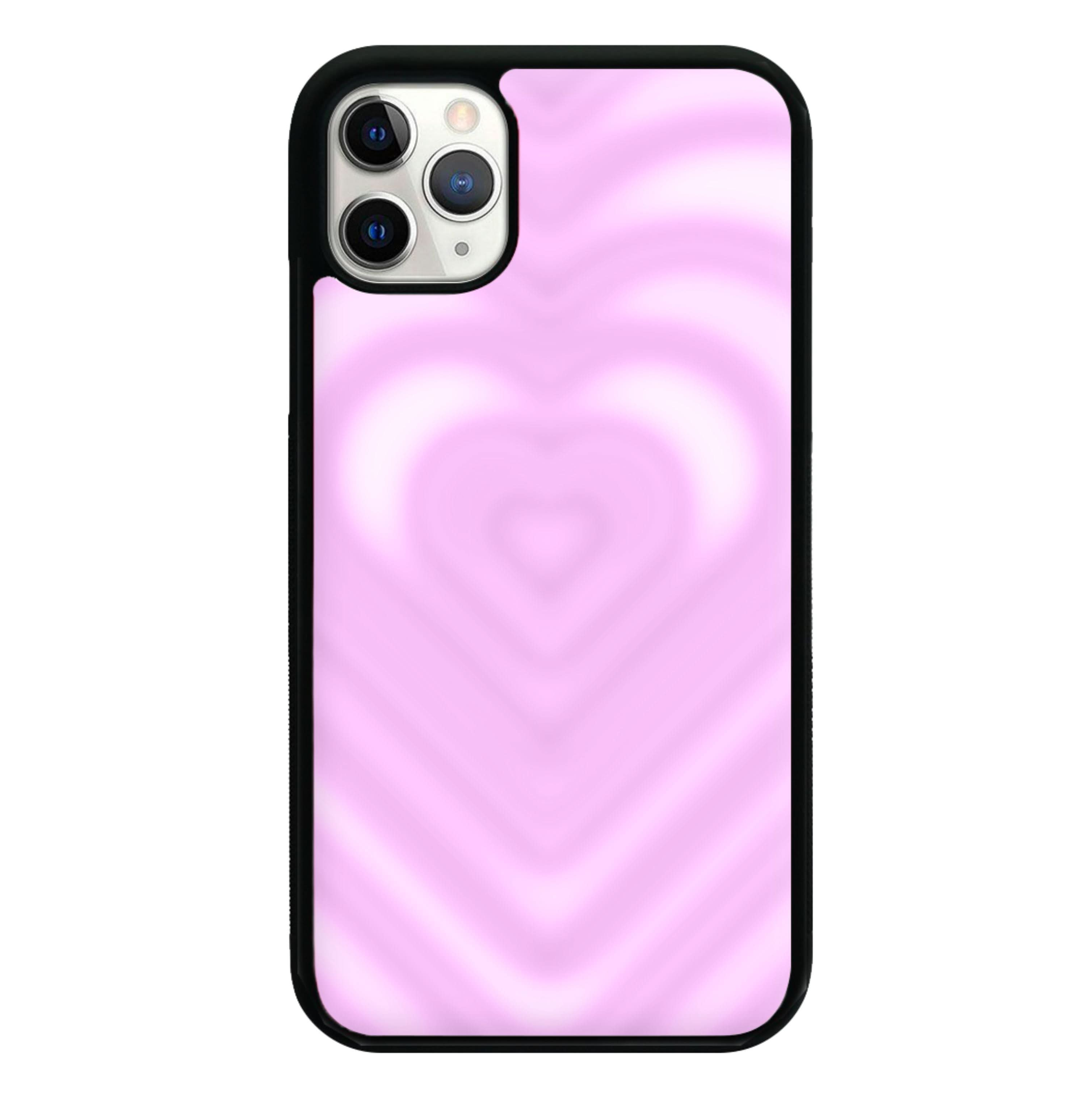 Drippy Love Heart Pink Phone Case