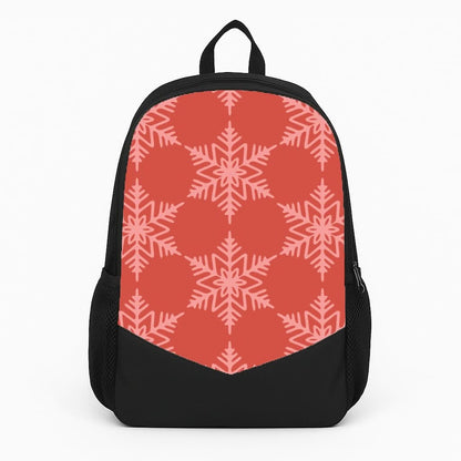 Red Giant Snowflakes Christmas Pattern Backpack