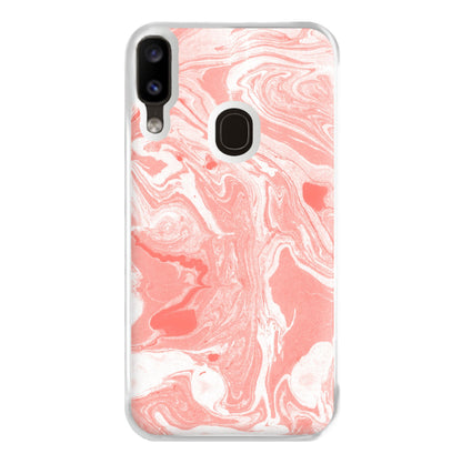 Pink Swirly Marble Phone Case