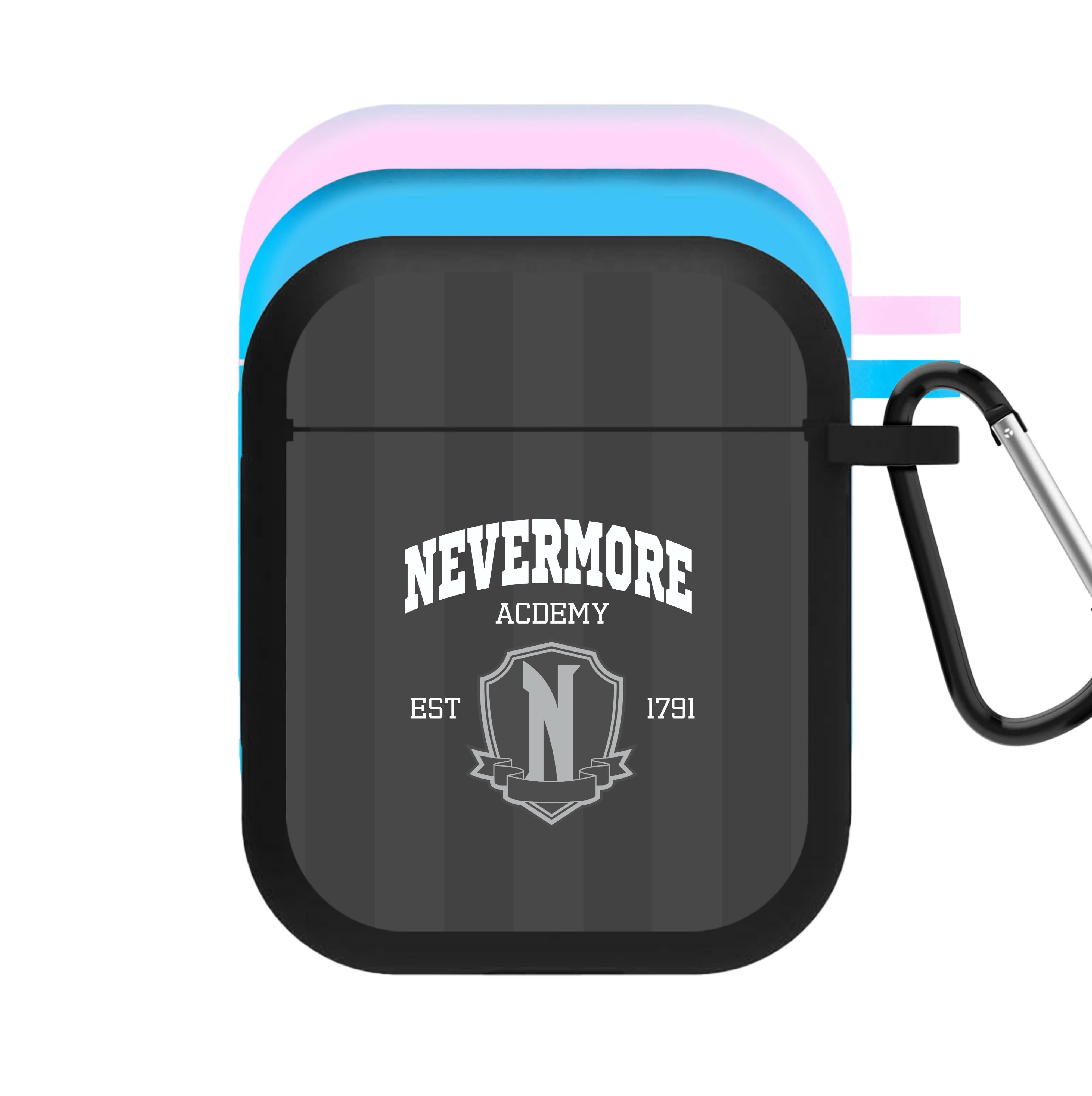 Addams Academy Gray AirPods Case