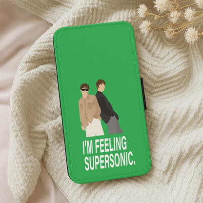 I'm Feeling Supersonic  Leather Phone Case