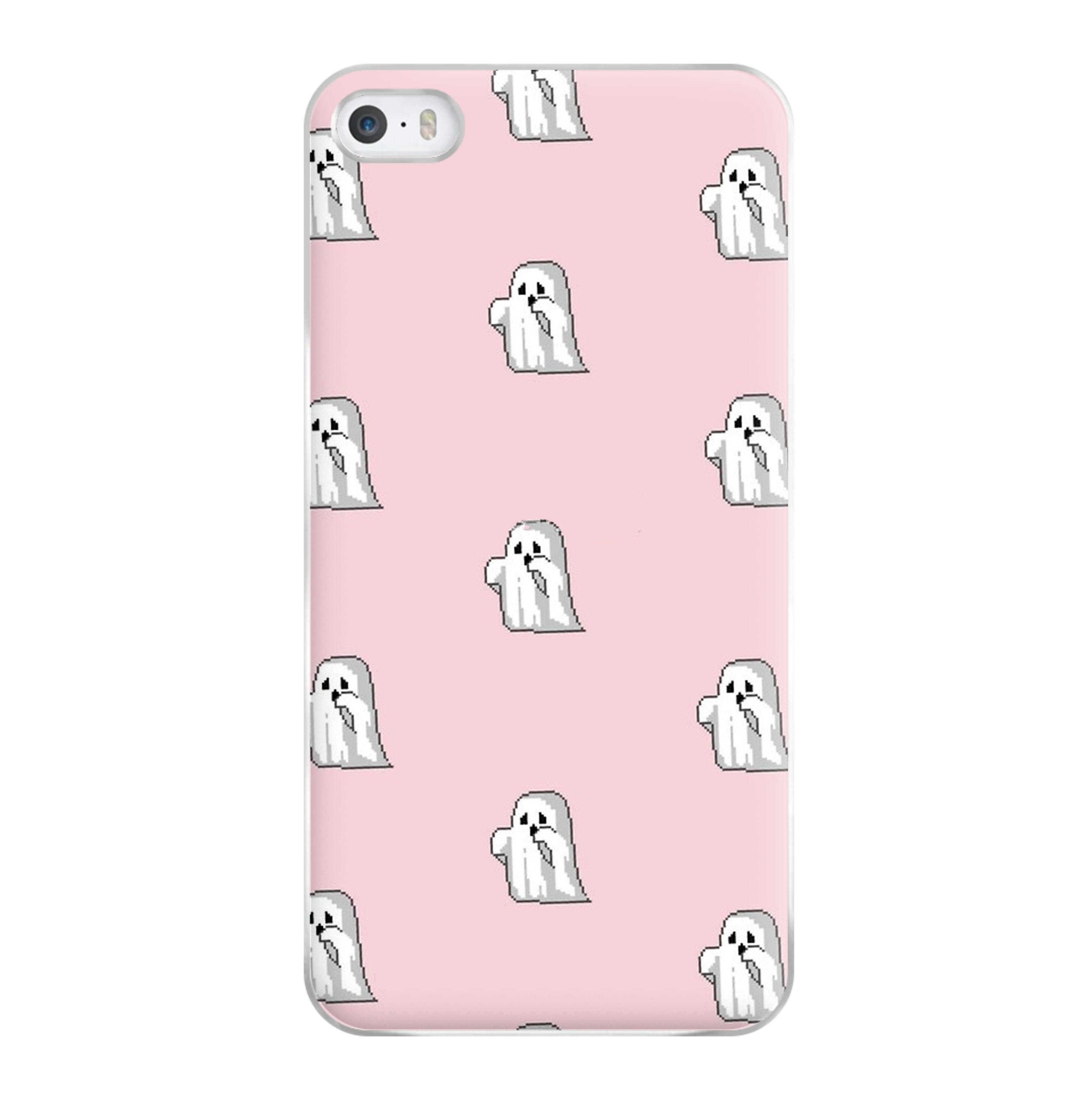 Pastel Pixel Ghost Halloween Phone Case