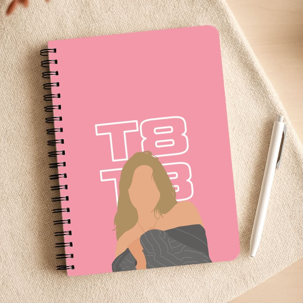 T8 Pink  Notepad