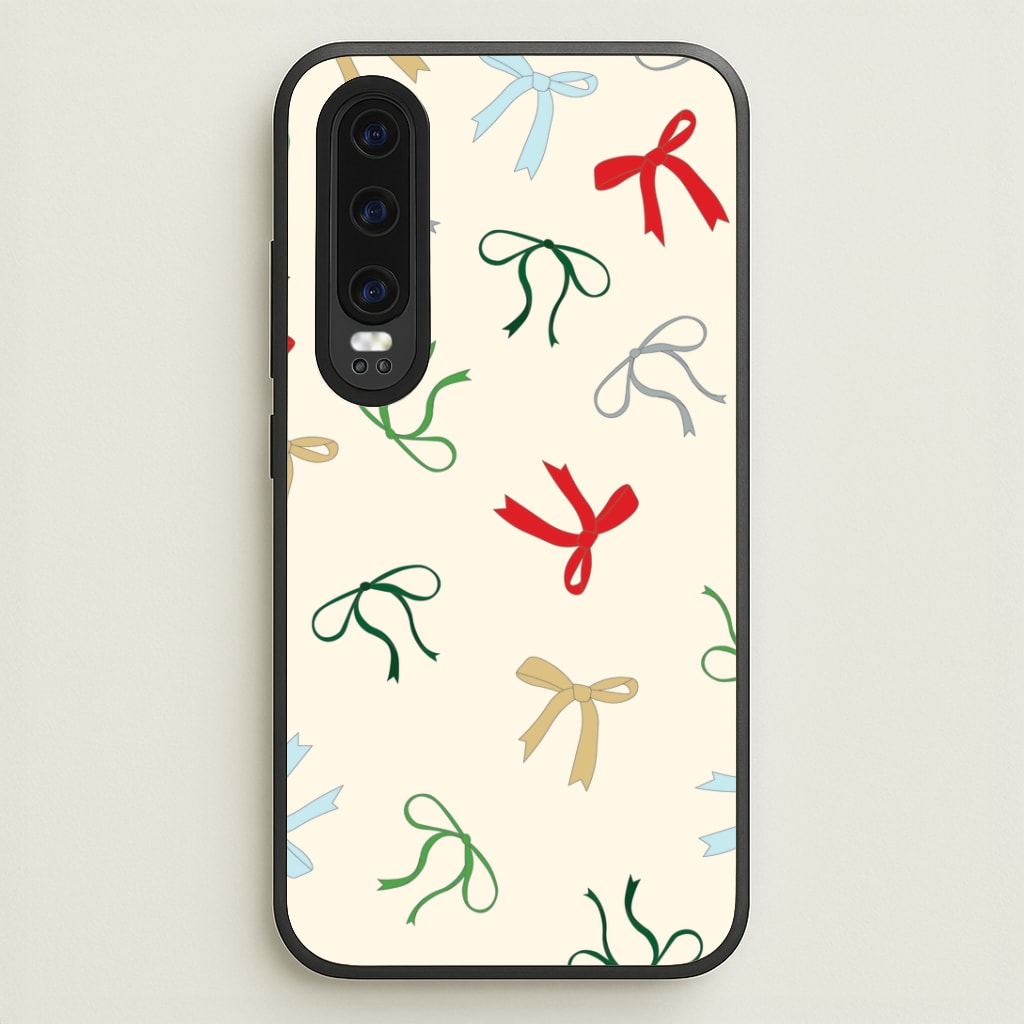 Coquette Christmas Bows Pattern Huawei P30 Case