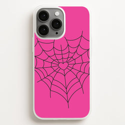 Spiderweb Hearts II iPhone 16 Pro Case