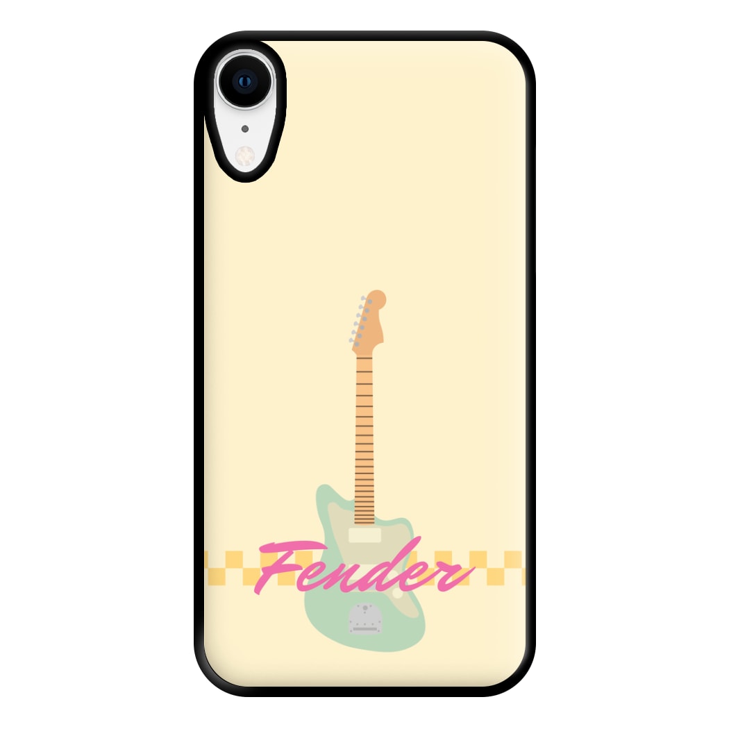 Blue Guitar Fender iPhone XR Case