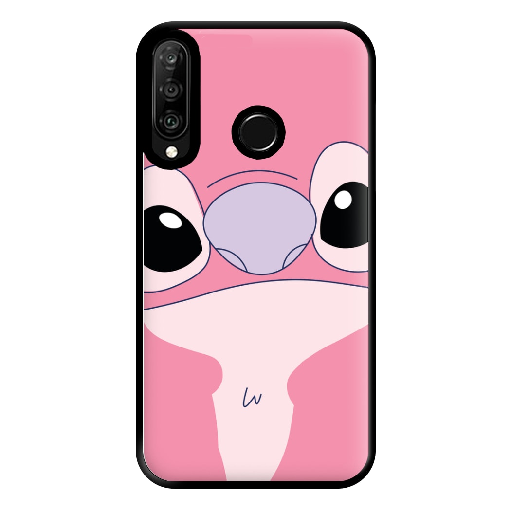 Cute Pink Alien Face Huawei P30 Lite Case