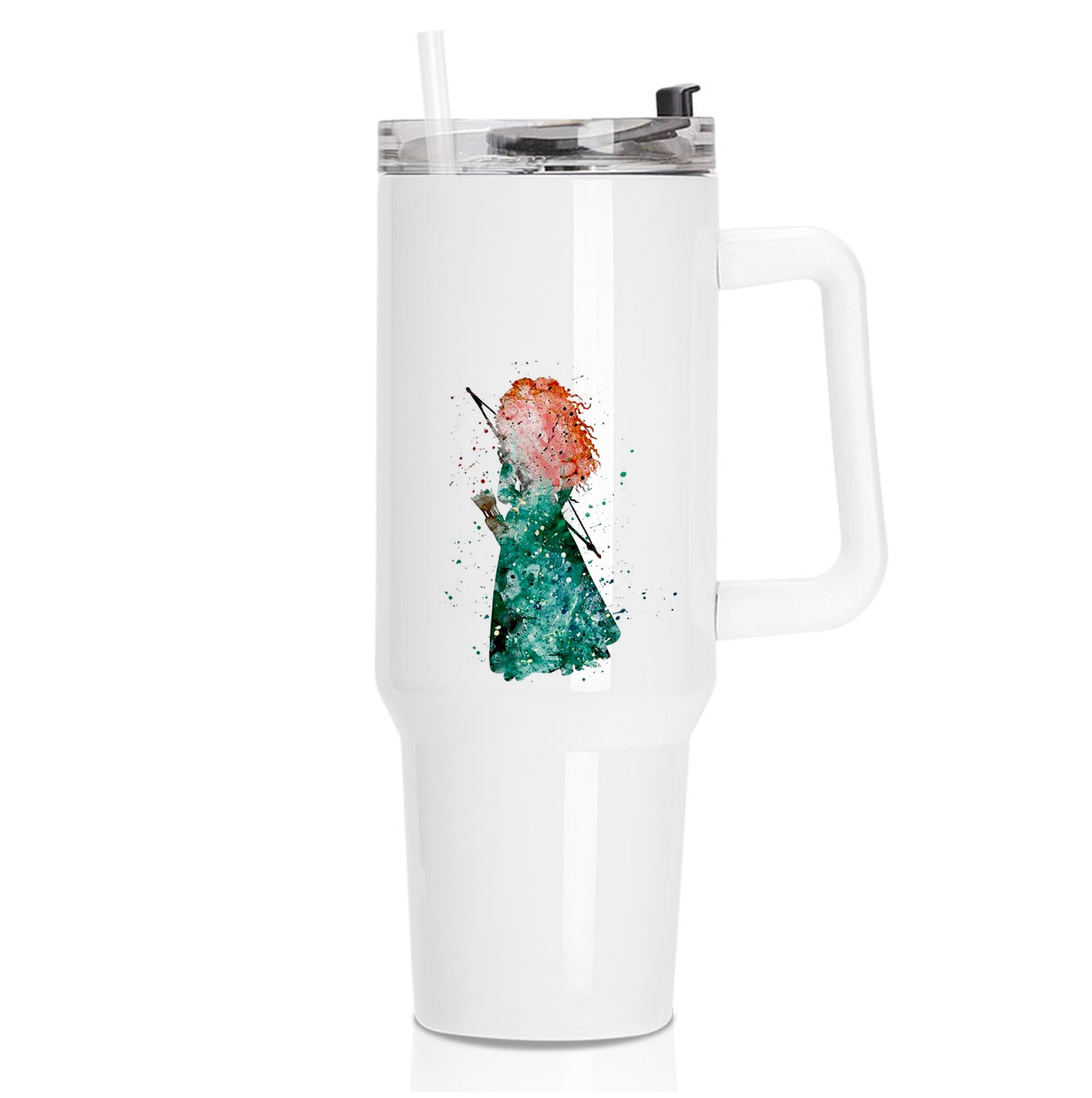 Watercolour Princess Merida Brave Fairytale Tumbler