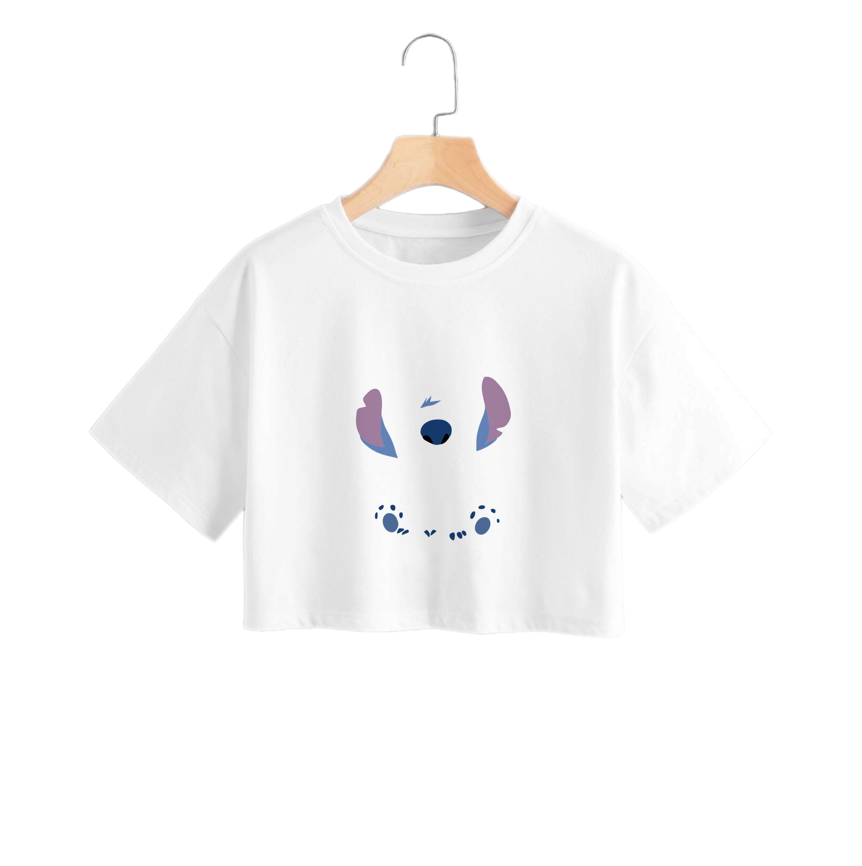 Alien Blue Crop Top