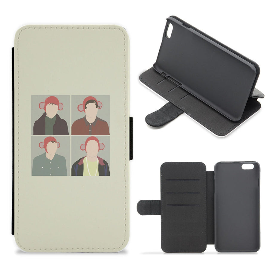Collage - Arctic Monkeys Flip / Wallet Phone Case