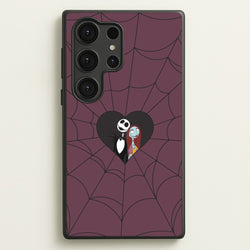 J And S Cobweb Heart Galaxy S25 Ultra Case