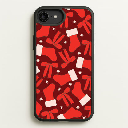 Stockings And Bows Pattern iPhone 6 Plus / 7 Plus / 8 Plus Case