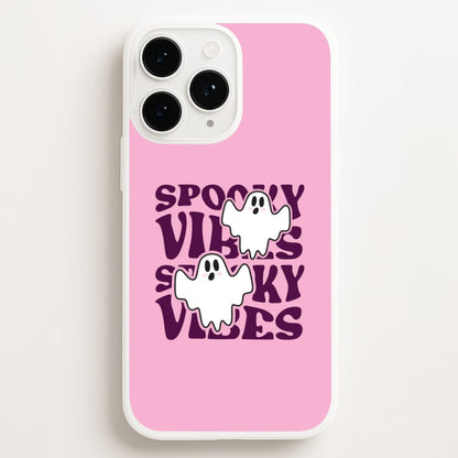 Spooky Vibes Pink iPhone 12 Pro Max Case