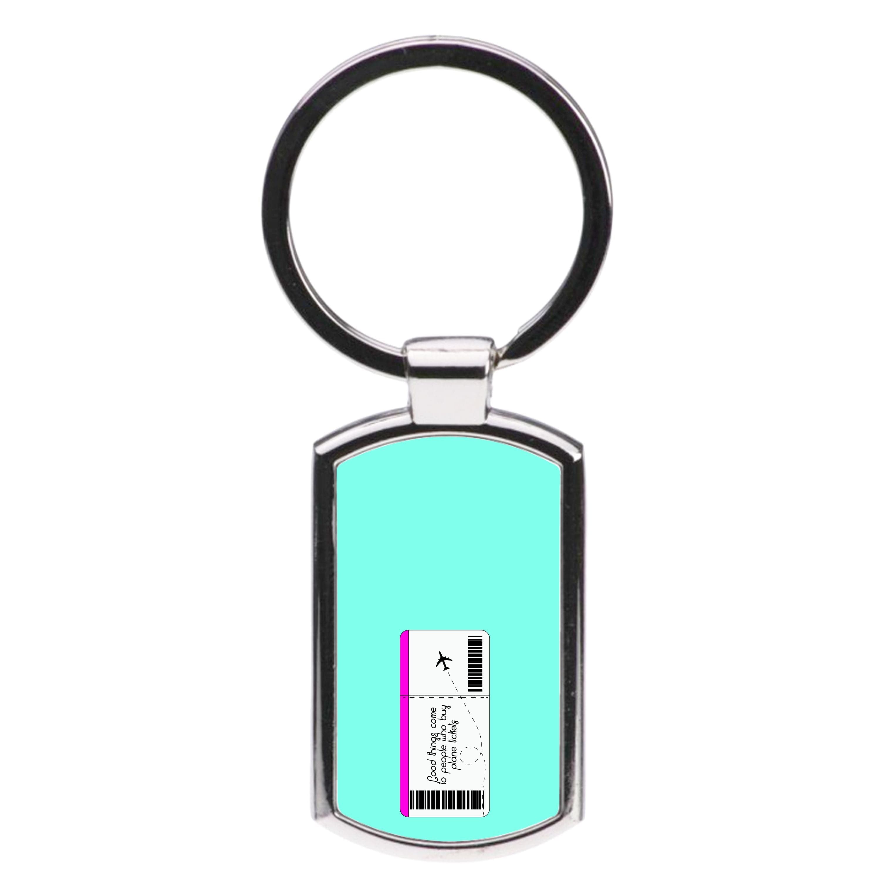 Buy Plane Tickets - Travel Luxury Keyring