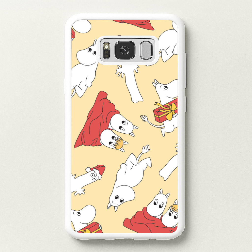 Christmas Mooms Pattern Galaxy S8 Plus Case