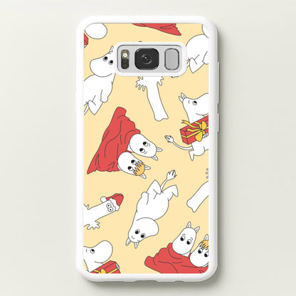 Christmas Mooms Pattern Galaxy S8 Plus Case