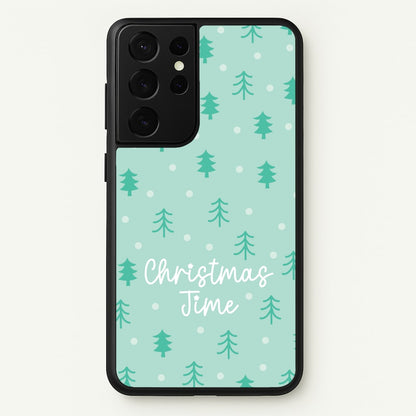 Cute Xmas Trees Pattern Galaxy S21 Ultra Case