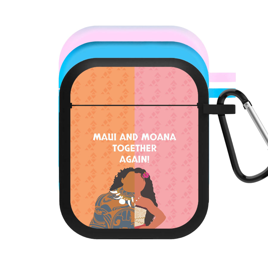 Maui And Moana Together Again AirPods Case