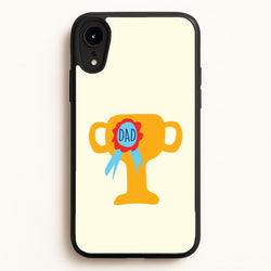Cartoon Dad Trophy iPhone XR Case