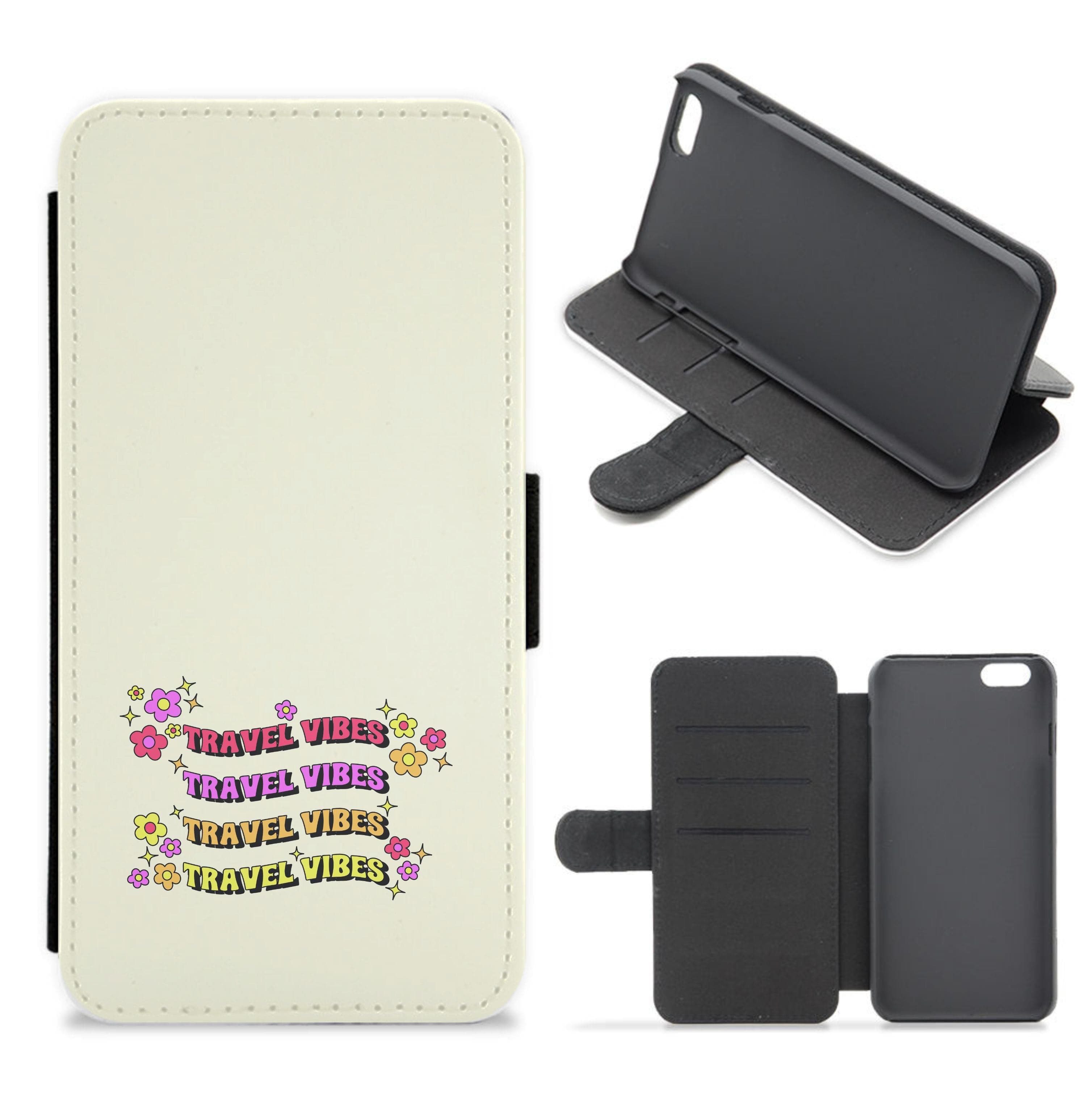 Travel Vibes - Travel Flip / Wallet Phone Case