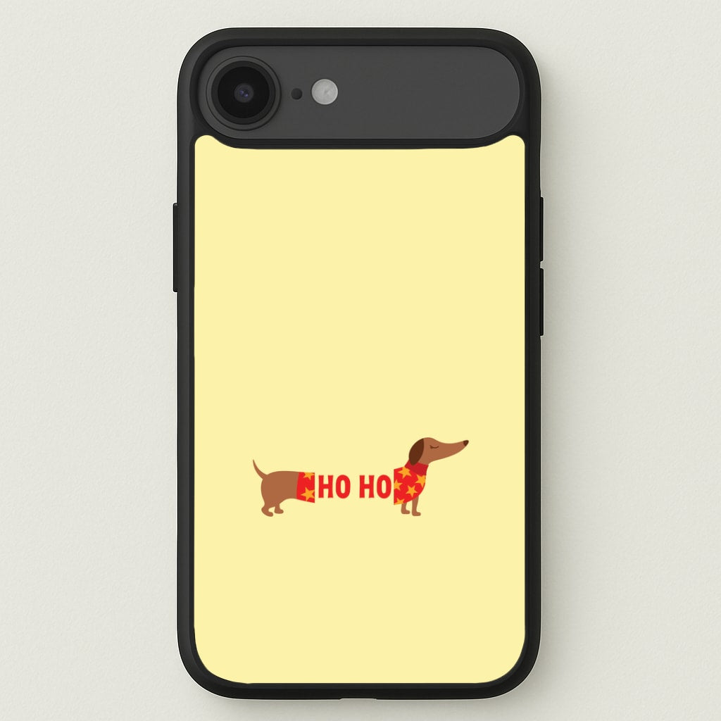 Christmas Jumper Ho Ho Dachshund iPhone 17 Air Case