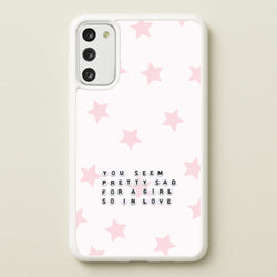 Pretty Sad Letter Beads Galaxy A41 Case