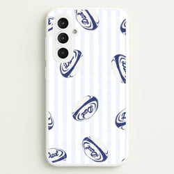 Dad Rugby Ball Pattern Galaxy S23FE Case