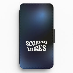 Scorpio Vibes Gradient Zodiac Flip / Wallet Phone Case