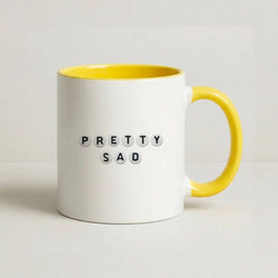 Pretty Sad Yellow Mug