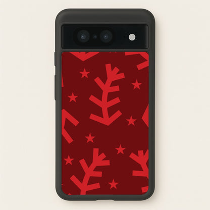 Abstract Ferns And Snowflakes Pattern Google Pixel 8 Case