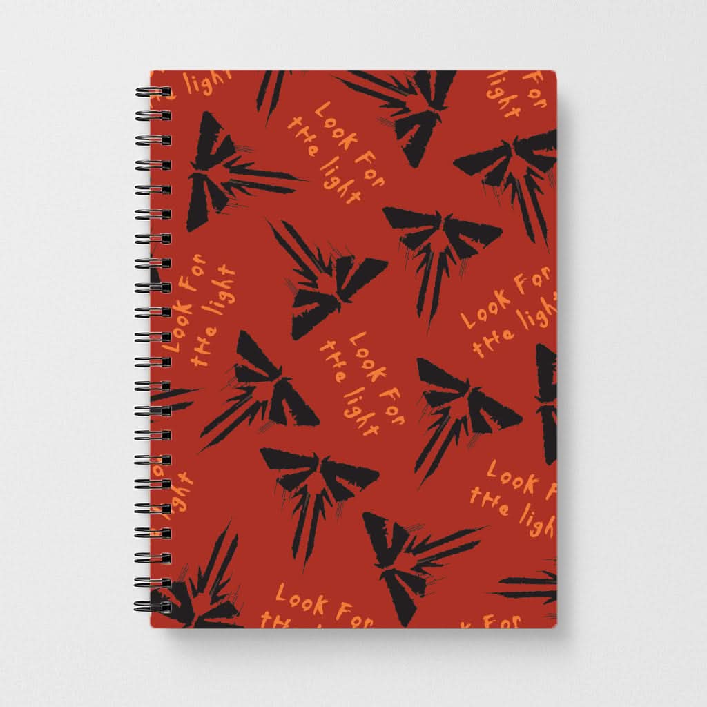 Look For The Light Firefly Pattern Notebook