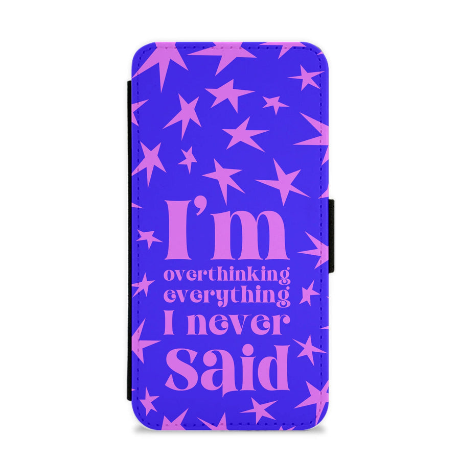 I'm Overthinking Everything - Gracie Abrams Flip / Wallet Phone Case