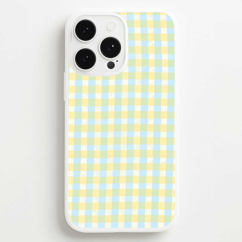 Lemonade Gingham iPhone 13 Pro Max Case
