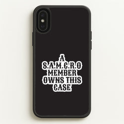 SAMCRO Member iPhone XS Max Case