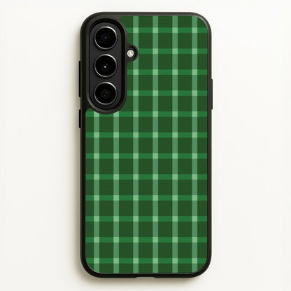 Dark Green Tartan Christmas Pattern Galaxy A56 Case