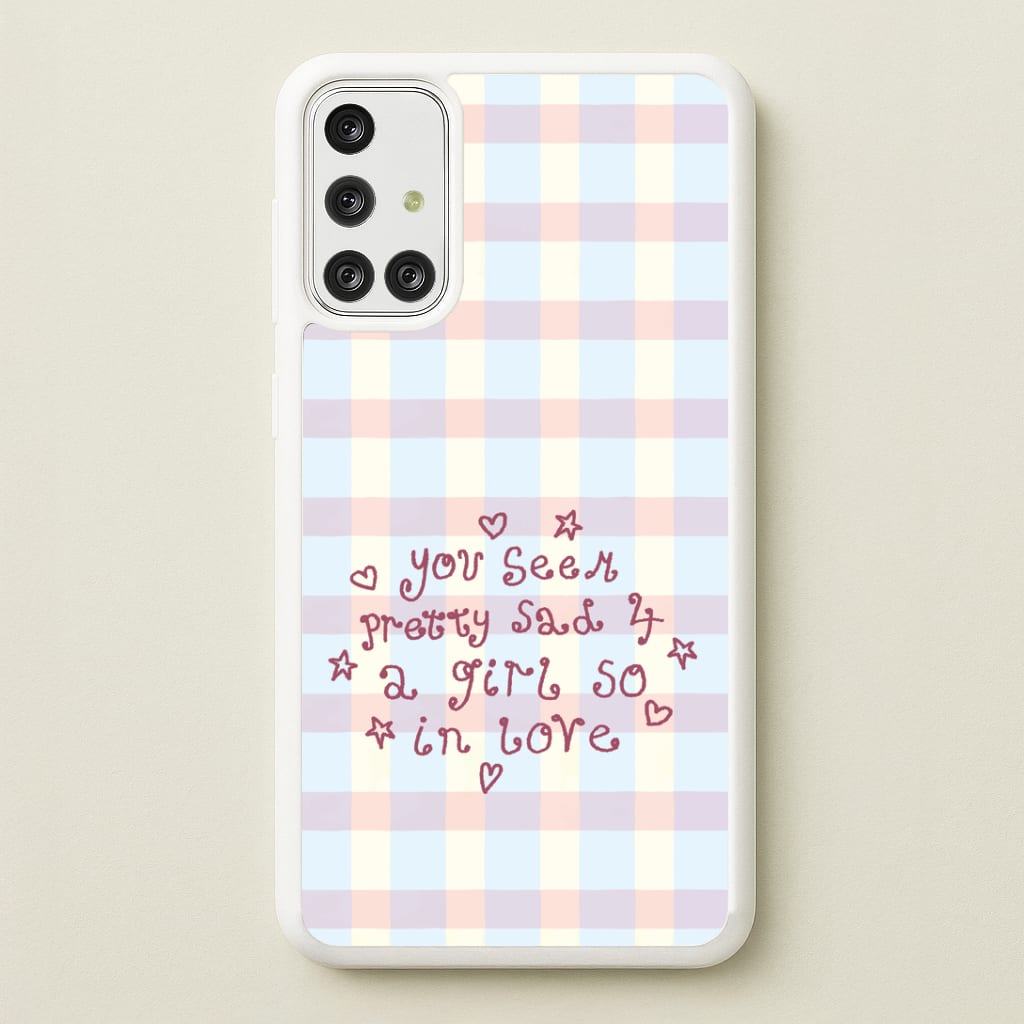Dreamy Plaid Galaxy A71 Case