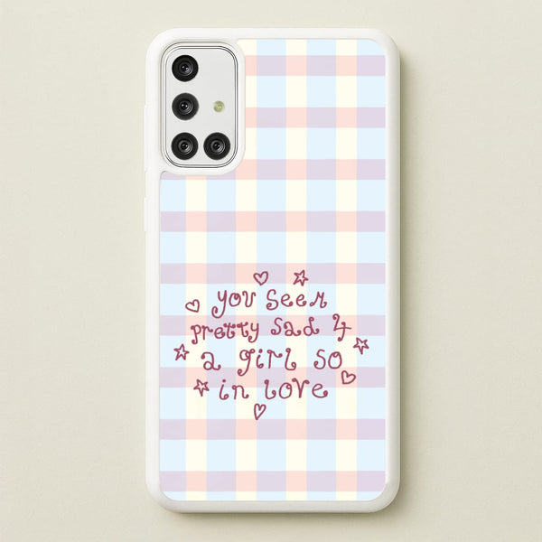 Dreamy Plaid Galaxy A71 Case