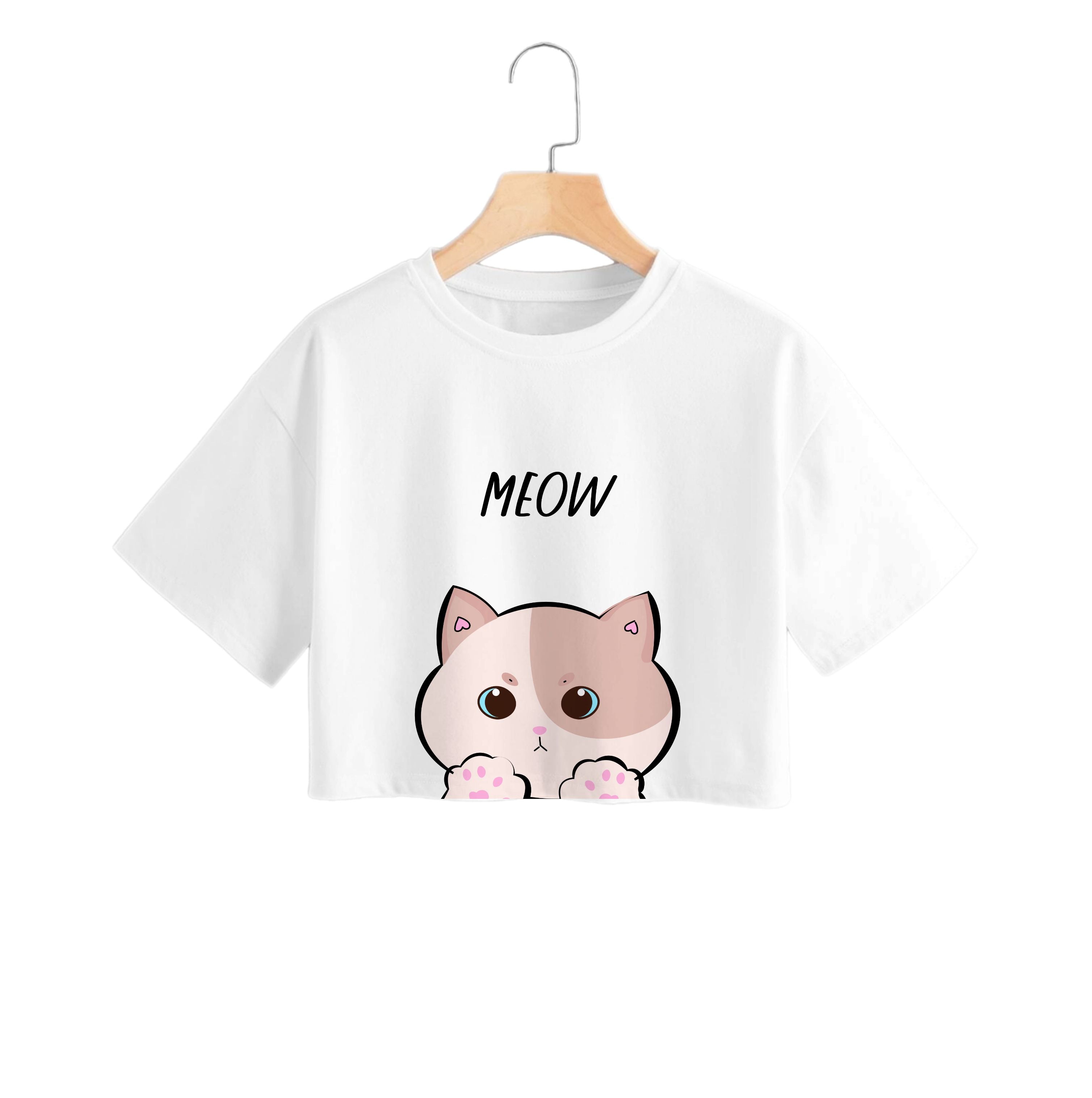 Pale Cat - Cats Crop Top