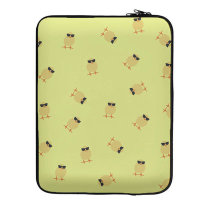 Chicks With Sunglasses Pattern Laptop Sleeve