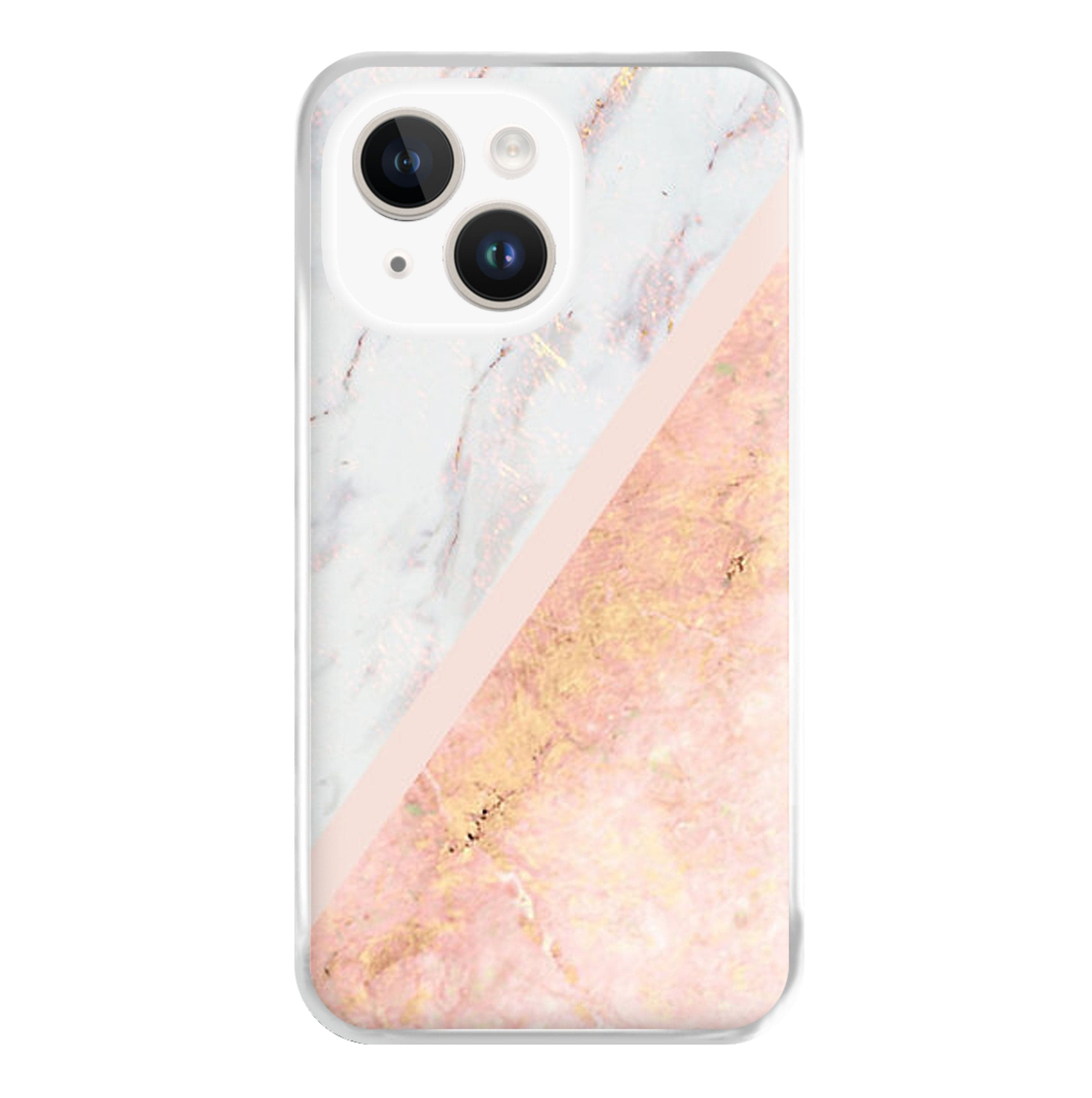 Marble and Rose Gold Phone Case