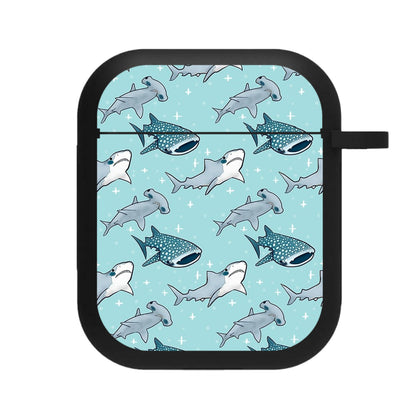 Shark Pattern AirPods Case